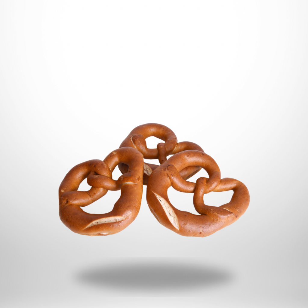 Lucky Grain Brezen – glutenfreie, handgedrehte Laugenbrezen, goldbraun gebacken