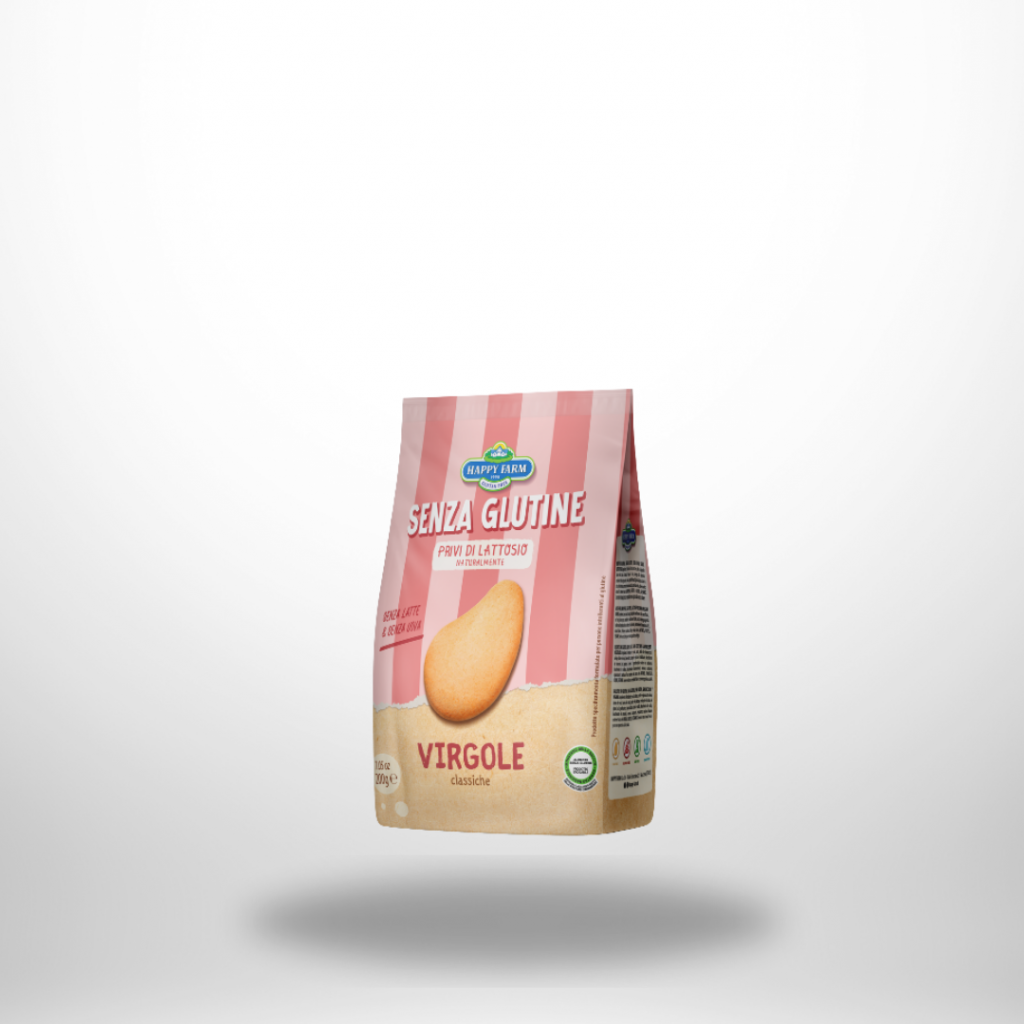 Happy Farm Virgole Kekse – glutenfreie Mürbeteigkekse 200 g
