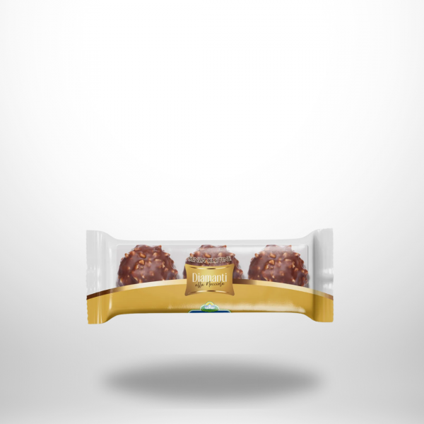 Happy Farm I Diamanti – glutenfreie Schoko-Haselnuss-Pralinen, 60g