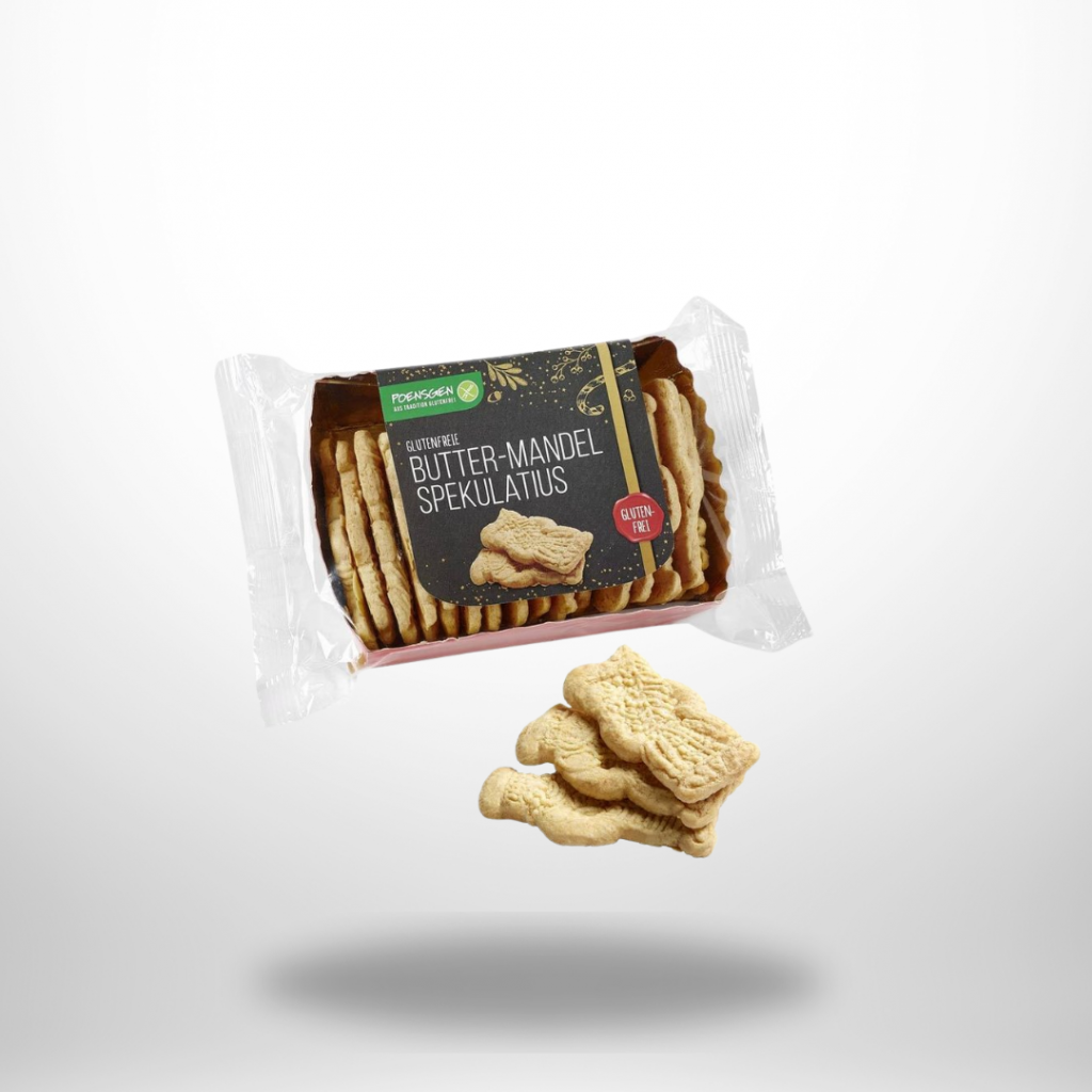 Glutenfreie Butterspekulatius von Poensgen in 125 g-Packung
