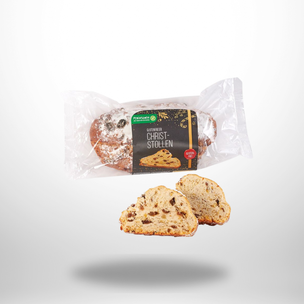 Glutenfreier Christstollen von Poensgen in 500 g-Packung