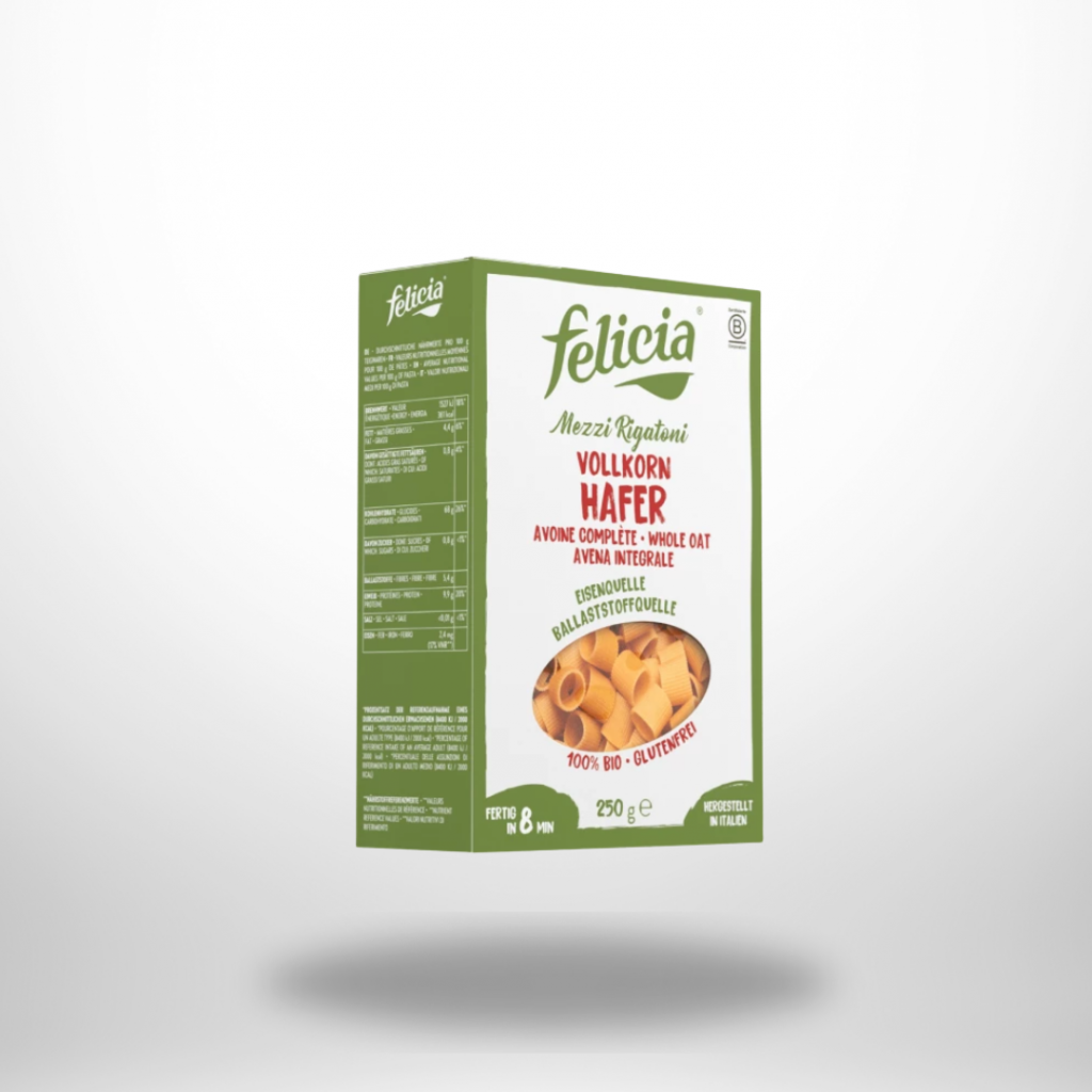 Felicia Bio Buchweizen Vollkorn Fusilli – glutenfreie Pasta aus 100 % Buchweizen