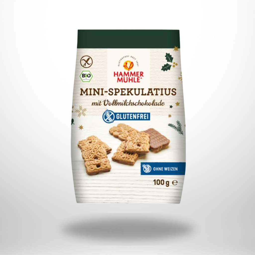 Hammermühle Mini-Spekulatius mit Vollmilchschokolade Bio