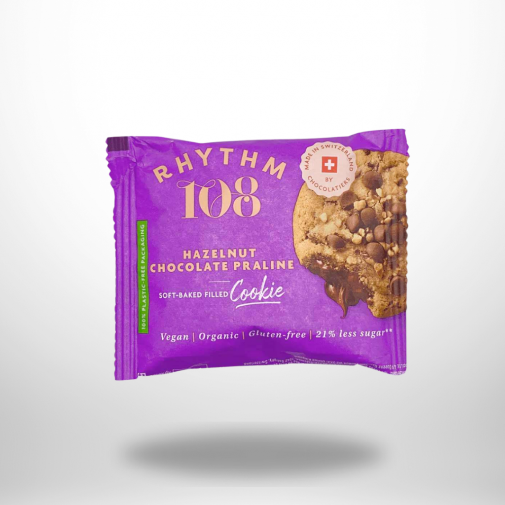Rhythm 108 gefüllter Cookie Hazelnut Chocolate Praline Bio