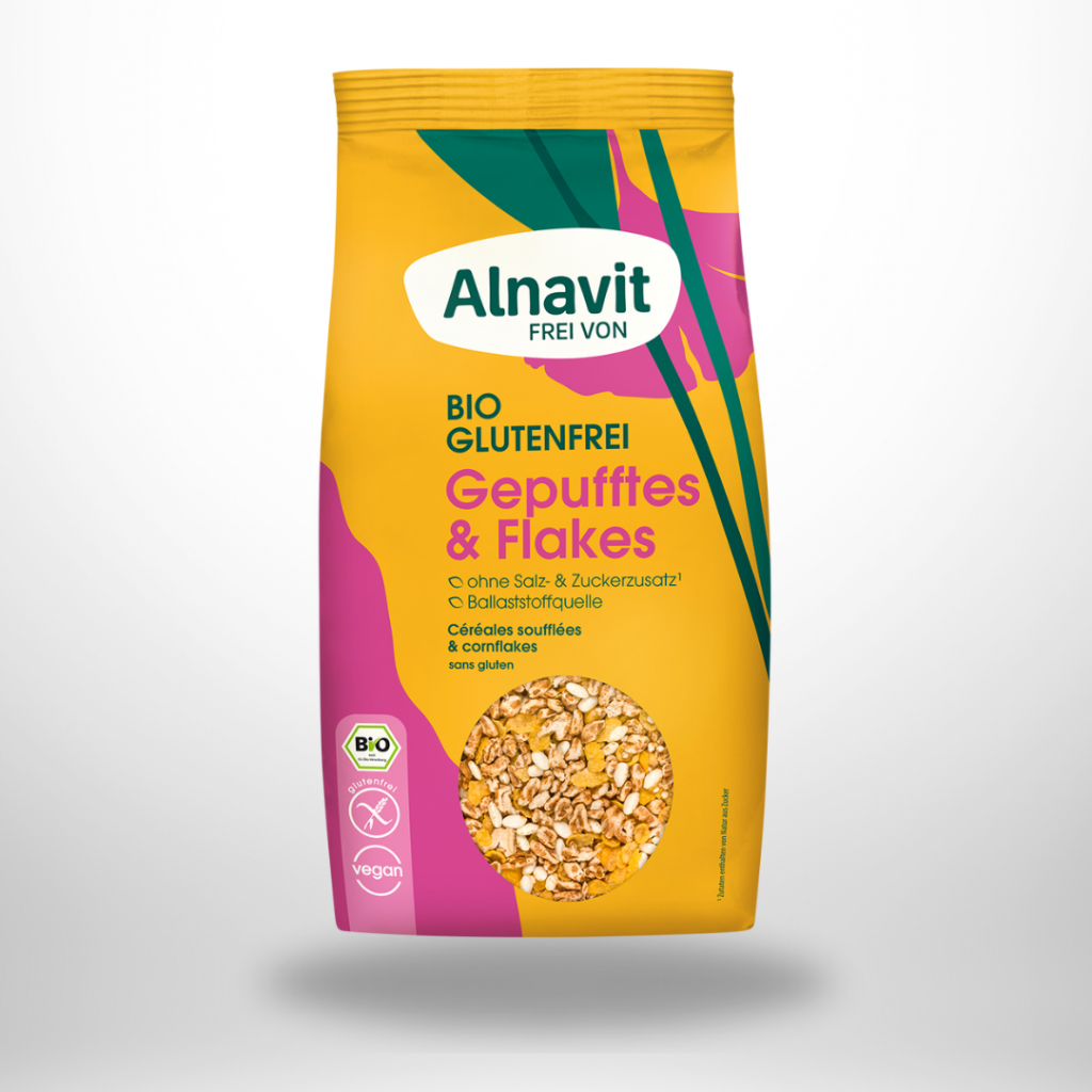 Alnavit Gepufftes und Flakes
