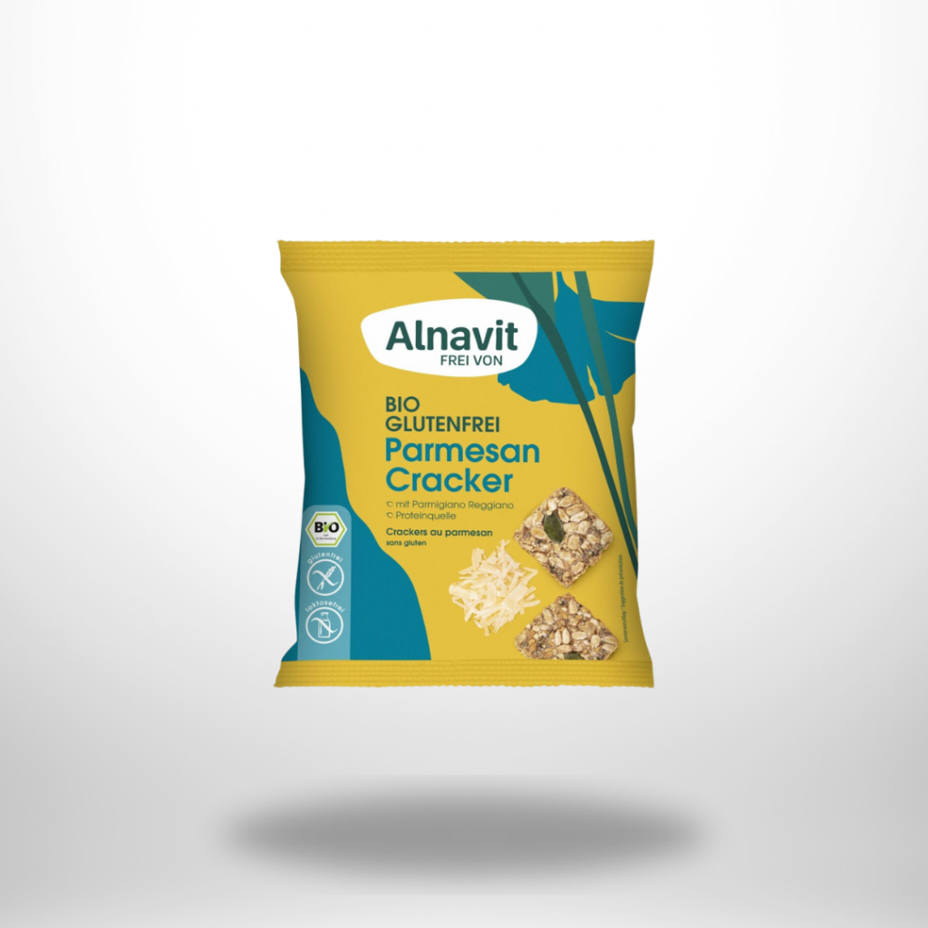 Alnavit Bio Parmesan Cracker - 75 g - Bio & glutenfrei