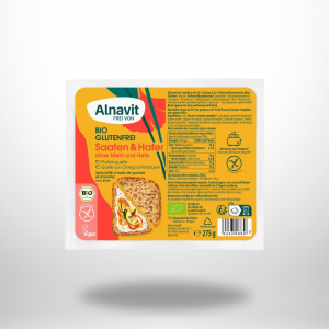 Alnavit Saatan und Hafer Bio glutenfrei 275g