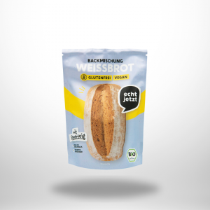 echt jetzt! Bio Weissbrot Backmischung glutenfrei 500g