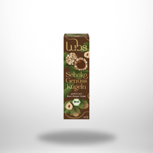 Lubs Schoko Genuss Kugeln mit Nuss-Nougat-Creme glutenfrei bio (44 g)