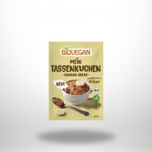 BIOVEGAN Mein Tassenkuchen Banana Bread Bio glutenfrei 55g