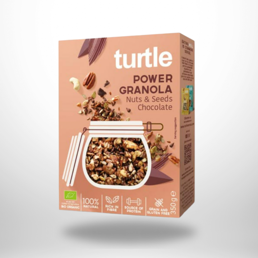 Turtle Power Granola Nuts & Seeds Chocolate