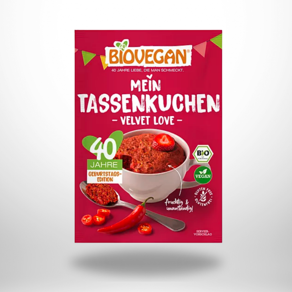 BioVegan Mein Tassenkuchen Velvet Love